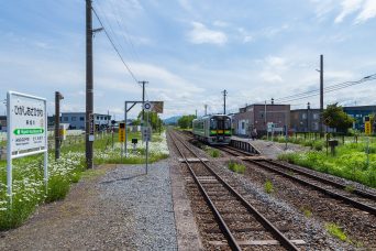 JR石北本線・東旭川駅（北海道：2022年6月）