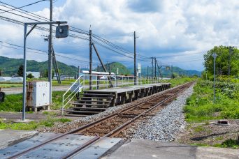 JR石北本線・愛山駅（北海道：2022年6月）