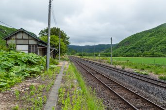 JR石北本線・下白滝駅（北海道：2022年6月）