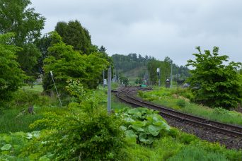 JR石北本線・緋牛内駅（北海道：2022年6月）