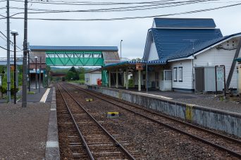 JR釧網本線・摩周駅（北海道：2022年6月）