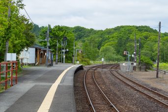 JR釧網本線・塘路駅（北海道：2022年6月）