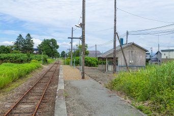 JR札沼線・札比内駅跡（北海道：2022年7月）