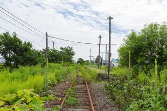 JR札沼線・晩生内駅跡（北海道：2022年7月）