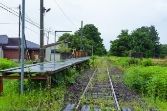JR札沼線・鶴沼駅跡（北海道：2022年7月）