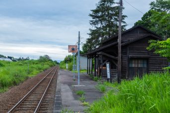JR留萌本線・恵比島駅（北海道：2022年7月）