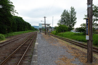 JR根室本線・東滝川駅（北海道：2022年7月）