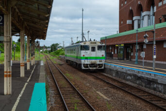JR根室本線・赤平駅（北海道：2022年7月）