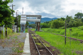 JR根室本線・平岸駅（北海道：2022年7月）