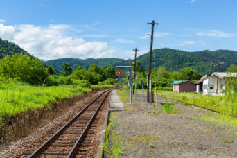 JR根室本線・下金山駅（北海道：2022年7月）
