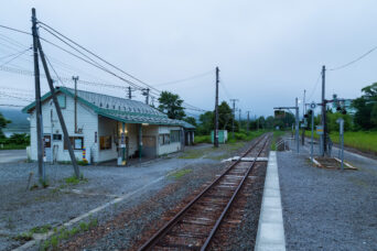 JR根室本線・東鹿越駅（北海道：2022年7月）