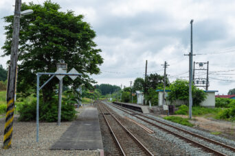 JR根室本線・新吉野駅（北海道：2022年7月）