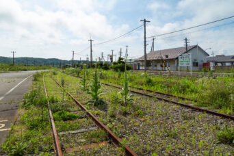 JR根室本線・音別駅（北海道：2022年7月）