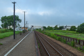 JR根室本線・庶路駅（北海道：2022年7月）
