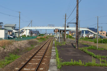 JR根室本線・大楽毛駅（北海道：2022年7月）