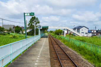 JR根室本線・武佐駅（北海道：2022年7月）