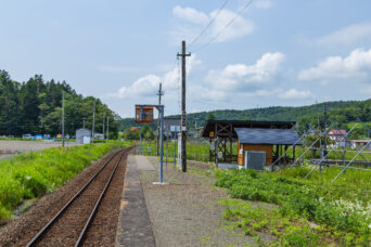 JR根室本線・門静駅（北海道：2022年7月）