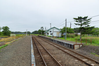 JR根室本線・落石駅（北海道：2022年7月）