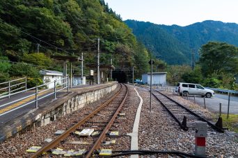 JR飯田線・大嵐駅（静岡県：2022年10月）
