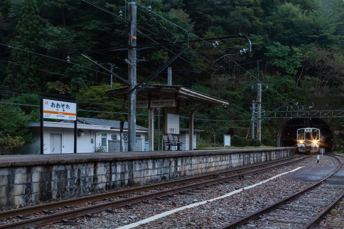 JR飯田線・大嵐駅（静岡県：2022年10月）