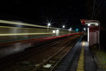 JR飯田線・伊那小沢駅・特急「伊那路」（長野県：2022年11月）