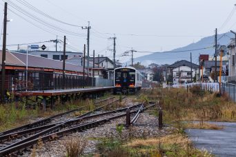 JR香椎線・宇美駅（福岡県：2022年12月）