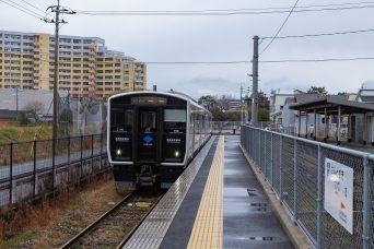 JR香椎線・西戸崎駅（福岡県：2022年12月）