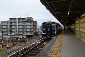 JR香椎線・長者原駅（福岡県：2022年12月）