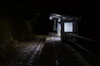 JR予土線・打井川駅（高知県：2022年12月）