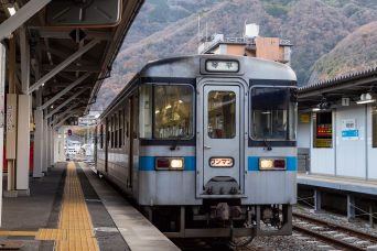 JR土讃線・阿波池田駅（徳島県：2022年12月）
