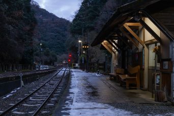 JR土讃線・坪尻駅（徳島県：2022年12月）