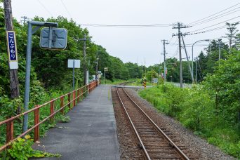 JR根室本線・昆布盛駅（北海道：2022年7月）