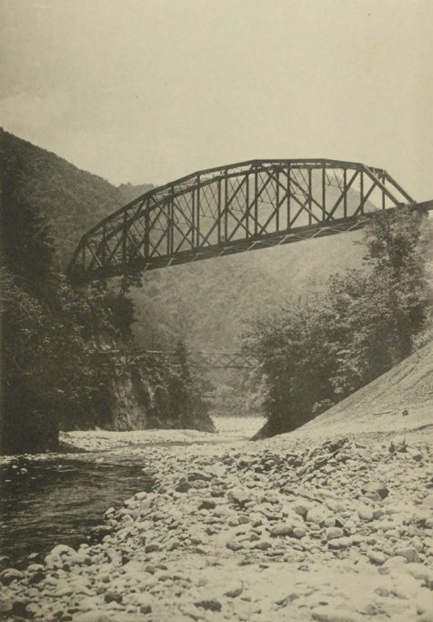 引用図：萬古川橋梁（三信鐵道建設概要・三信鐵道株式会社・1937年）」