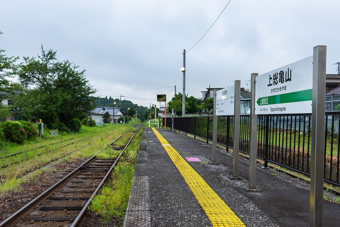 今日はここから久留里線を走り通す