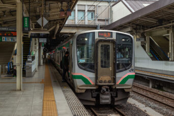 JR仙山線・仙台駅（宮城県：2023年7月）