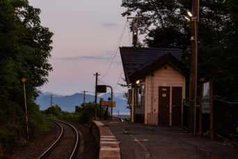 JR左沢線・柴橋駅（山形県：2023年7月）