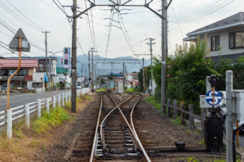 福島交通飯坂線・医王寺前駅（福島県：2023年7月）