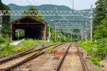 JR奥羽本線・板谷駅（山形県：2023年7月）