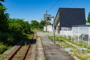 JR米坂線・手ノ子駅（山形県：2023年7月）