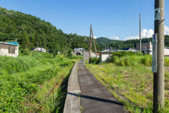 JR米坂線・羽前沼沢駅（山形県：2023年7月）