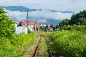 JR米坂線・小国駅（山形県：2023年7月）