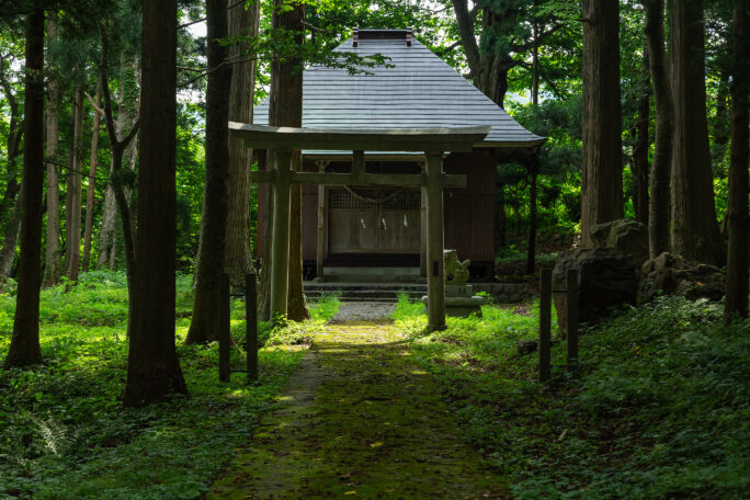 金丸・大蔵神社（新潟県：2023年7月）
