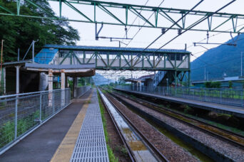 JR上越線・土樽駅（新潟県：2023年7月）