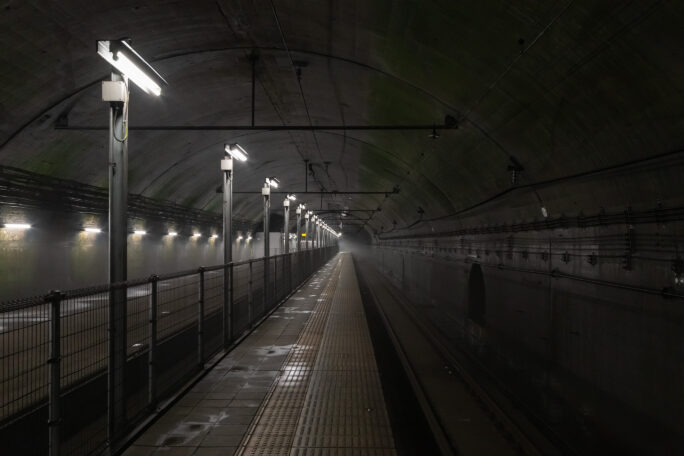 JR上越線・土合駅（群馬県：2023年7月）