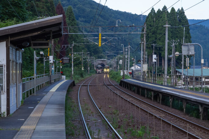 JR北陸本線・南今庄駅（福井県：2023年8月）