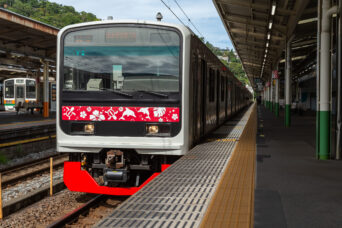 JR伊東線・熱海駅（静岡県：2023年8月）