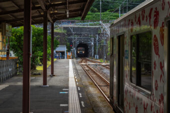 伊豆急行伊豆急行線・伊豆稲取駅（静岡県：2023年8月）