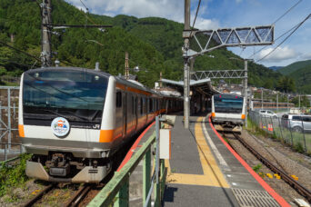 JR青梅線・奥多摩駅（東京都：2023年9月）