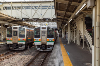 JR両毛線・高崎駅（群馬県：2023年9月）