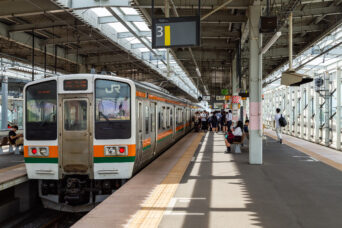 JR両毛線・伊勢崎駅（群馬県：2023年9月）